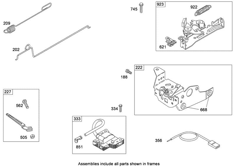 Governor Assembly Briggs and Stratton 124T02 0161 B1