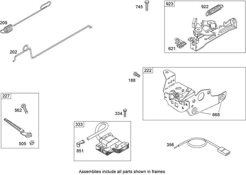 Governor Assembly Briggs and Stratton 126T02 0139 B1