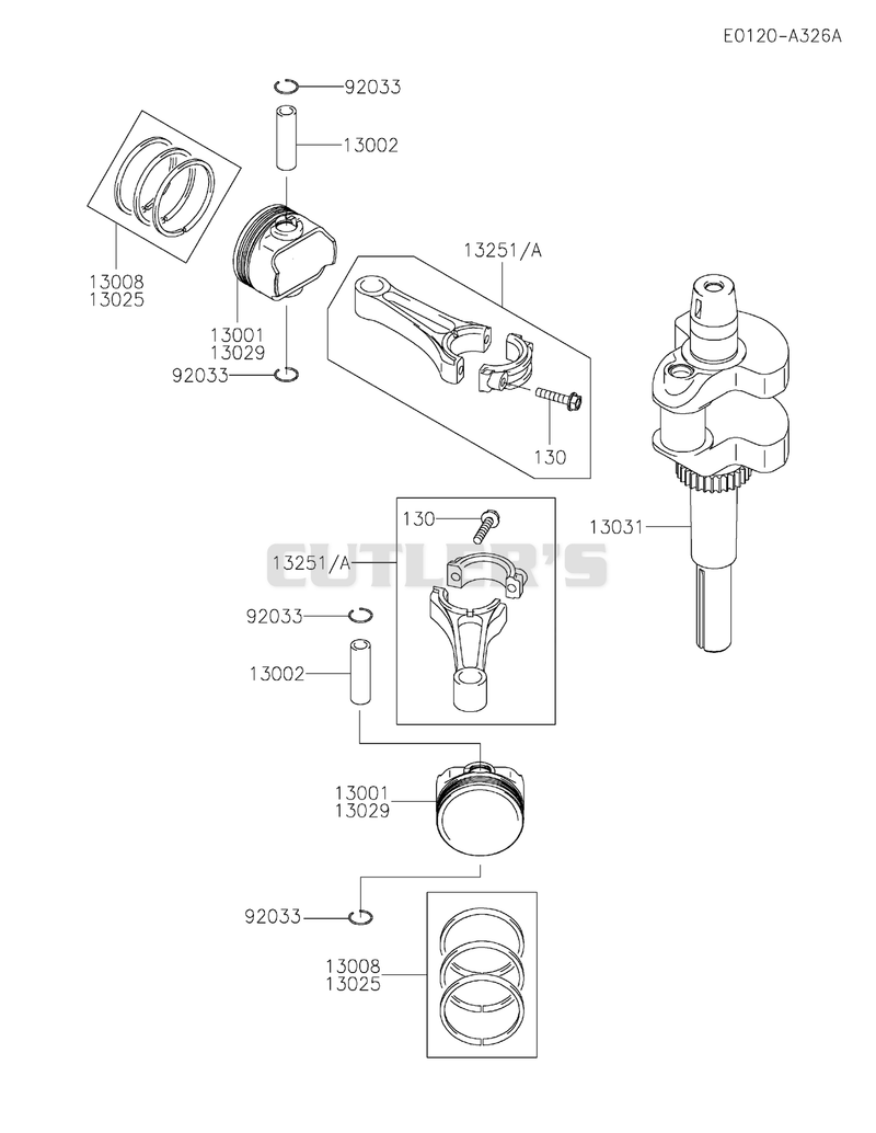 PISTON/CRANKSHAFT