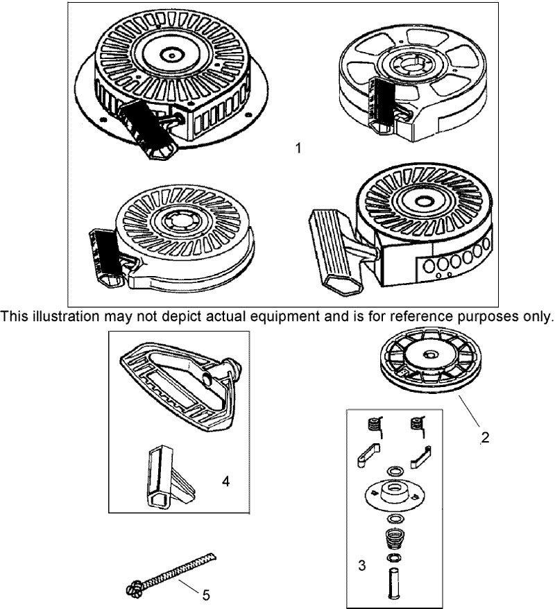 Rewind Starter Assembly No 590739 Tecumseh LV195EA 362004D