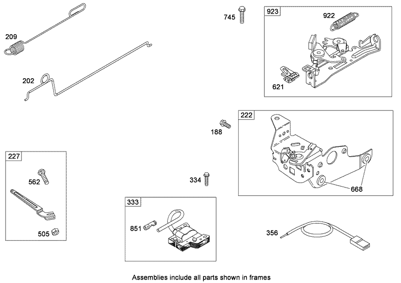 Governor Assembly Briggs and Stratton 126T02 0224 B1