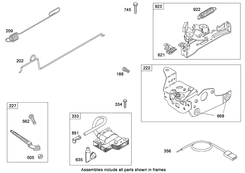 Governor Assembly Briggs and Stratton 126T02 0236 B1
