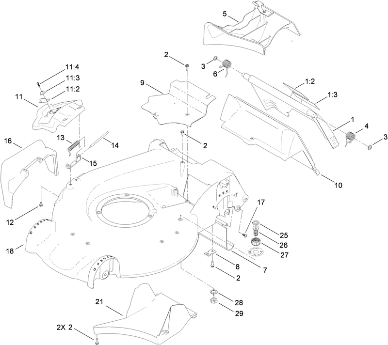 Housing and Rear Door Assembly
