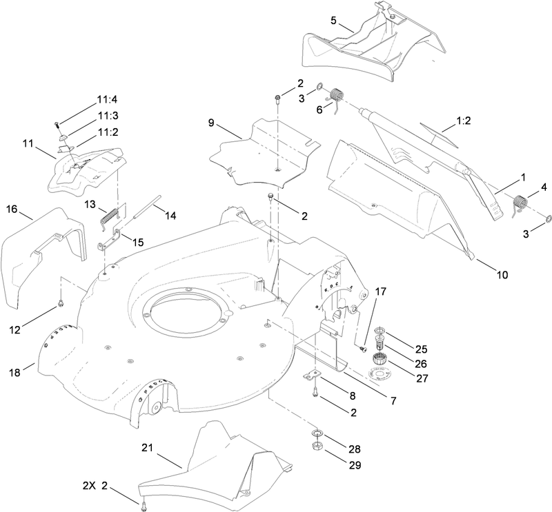 Housing and Rear Door Assembly