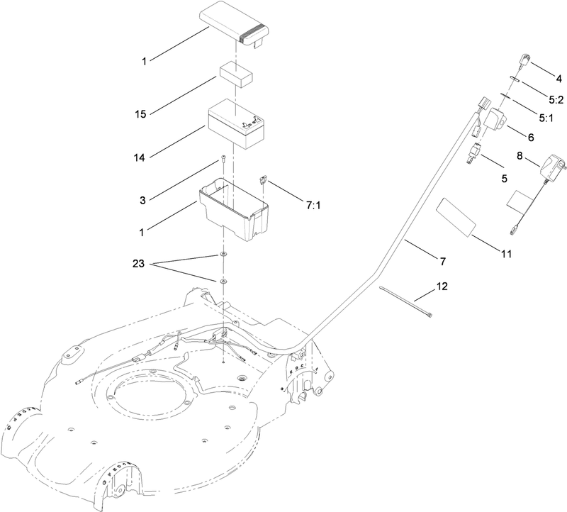 Battery and Harness Assembly