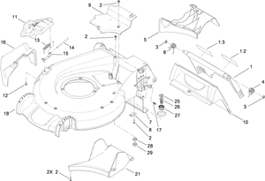 Deck Housing and Rear Door Assembly