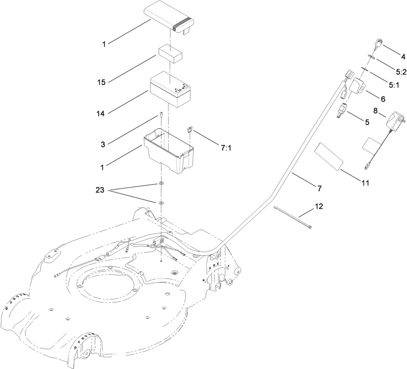 Battery and Harness Assembly