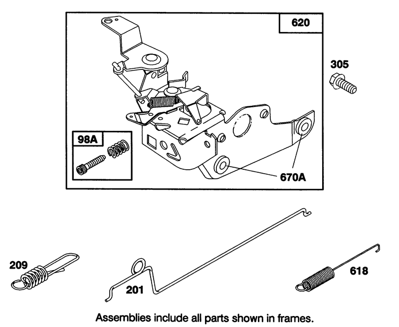 Engine Briggs and Stratton Model 122702 3188 01