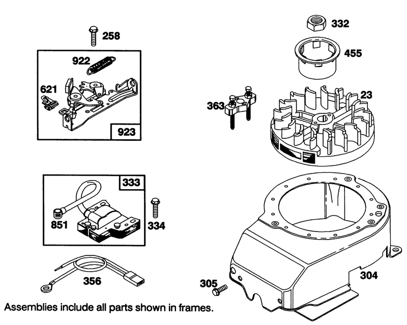 Engine Briggs and Stratton Model 122702 3188 01