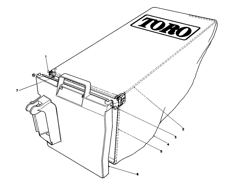 Grass Bag Assembly No 12 8859