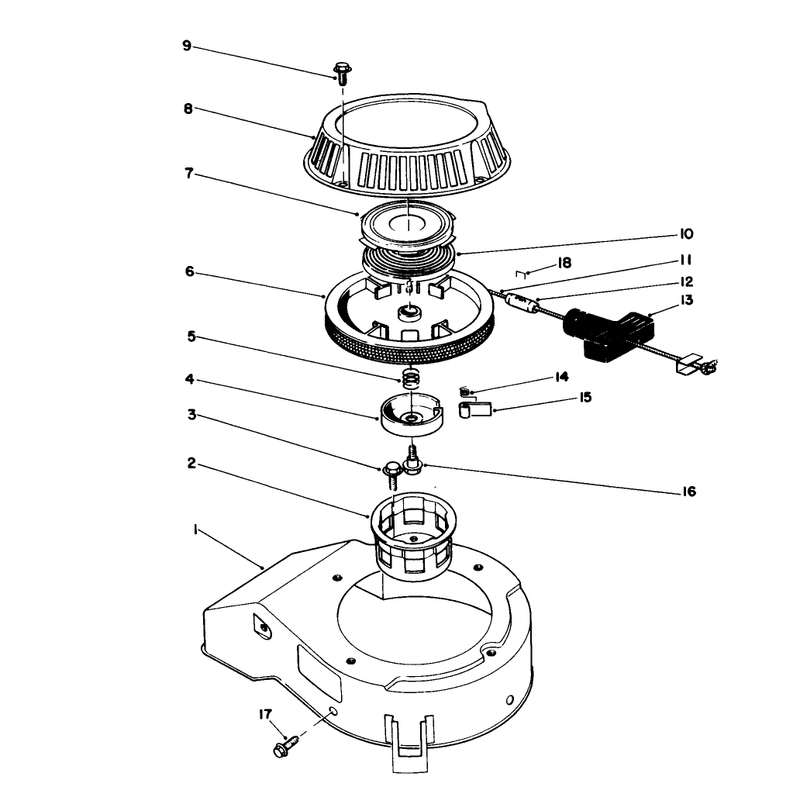 Recoil Assembly model No 47pl0 1