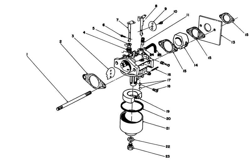 Carburetor Assembly engine No 47pl0 2