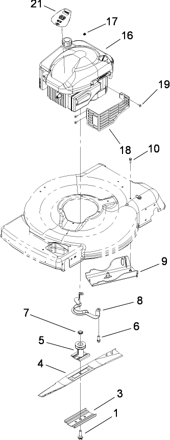 Engine and Blade Assembly
