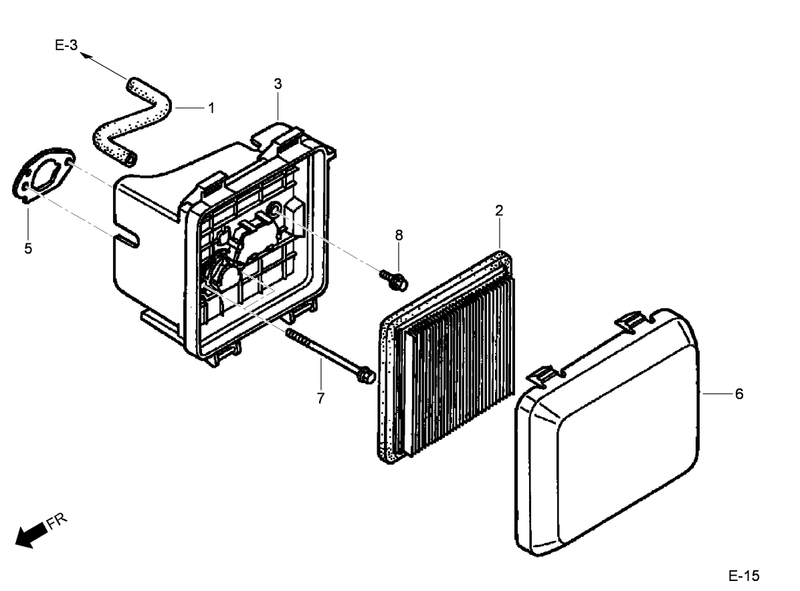 Air Cleaner Assembly Honda GCV160A NBL1
