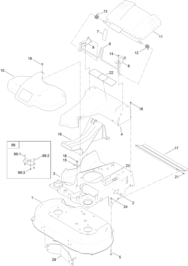 Deck and Frame Assembly