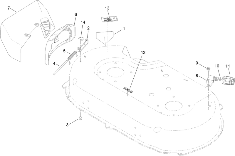 Side Discharge Shute Assembly