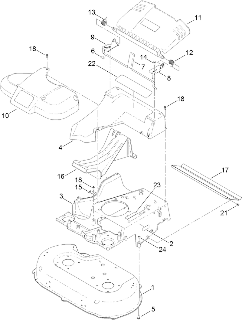 Deck and Frame Assembly