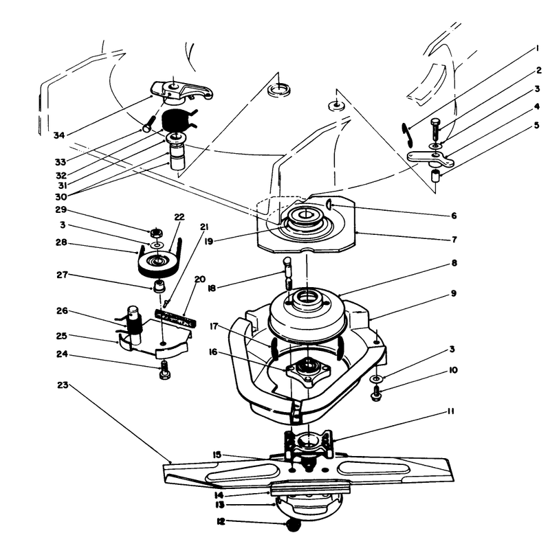 Blade Brake Clutch Assembly