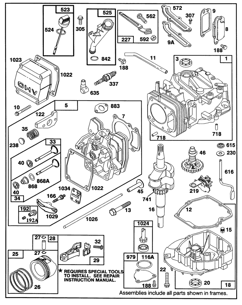 Engine Gts 150 77 8990