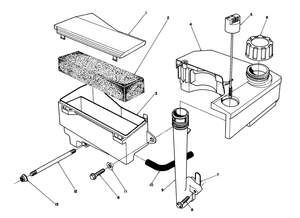Air Cleaner and Fuel Tank Assembly Model No Vml0-2