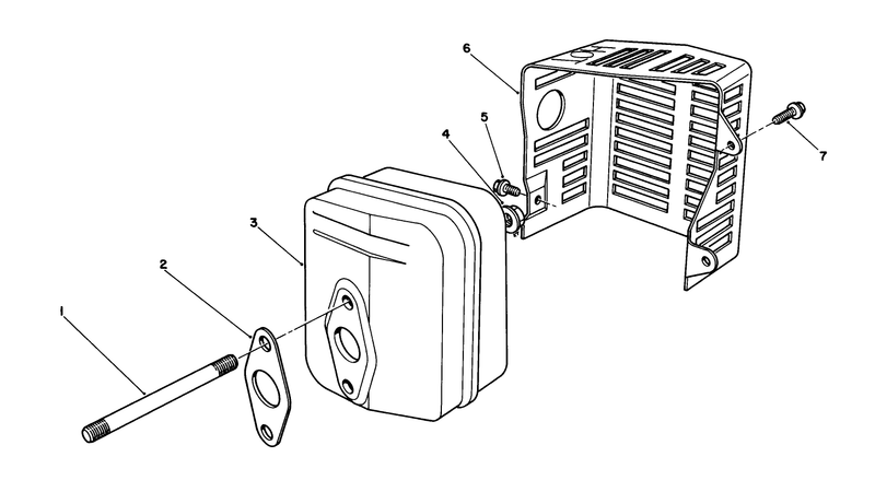 Muffler Assembly model No Vml0 2