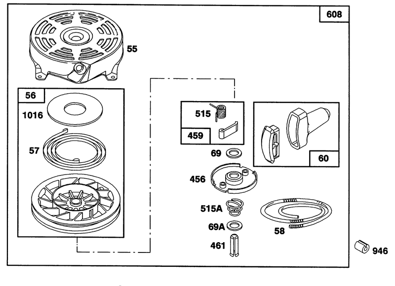 Engine Briggs and Stratton Model 122702 3188 01