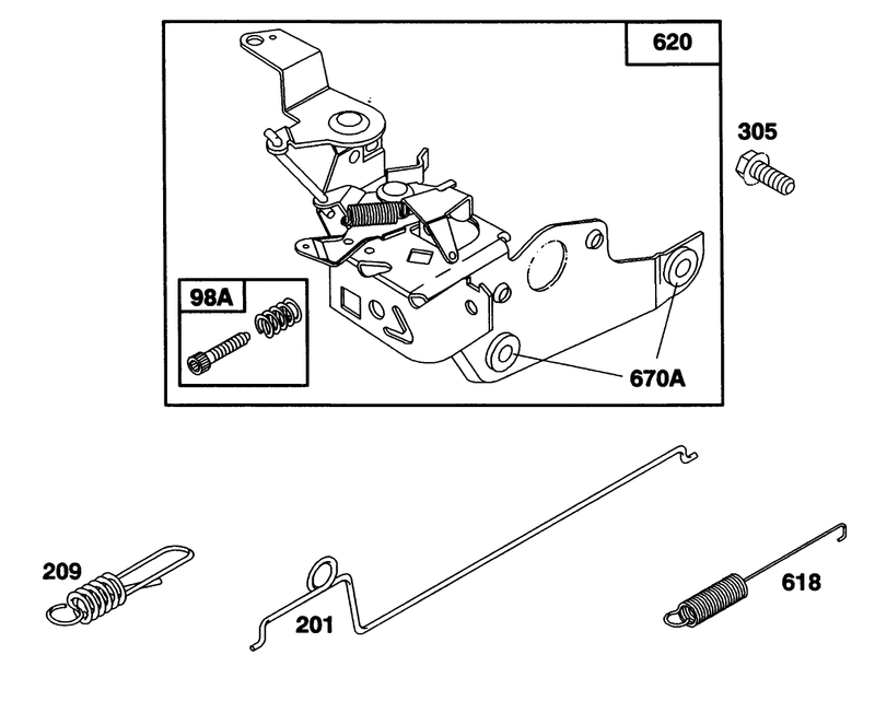 Engine Briggs and Stratton Model 122702 3188 01