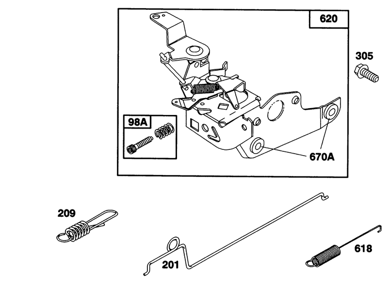 Engine Briggs and Stratton Model 124702 3115 01