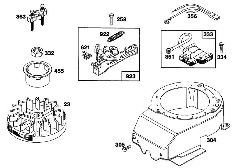 Engine Briggs and Stratton Model 124702 3115 01
