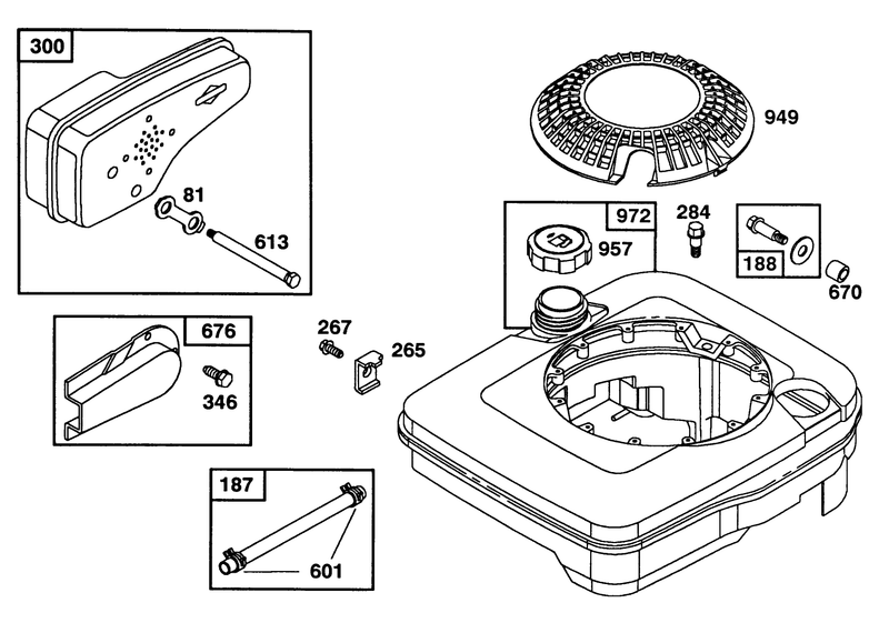 Engine Briggs and Stratton Model 124702 3115 01