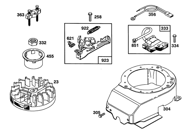 Engine Briggs and Stratton Model 124702 3115 01