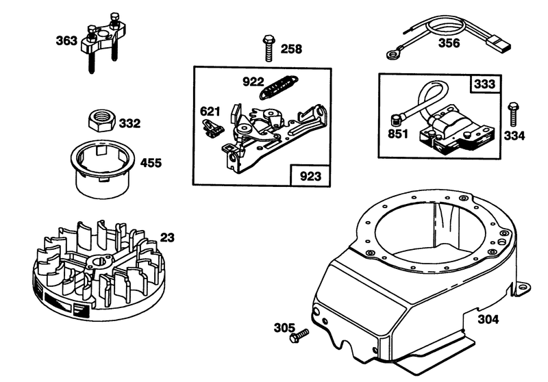 Engine Briggs and Stratton Model 124702 3115 01