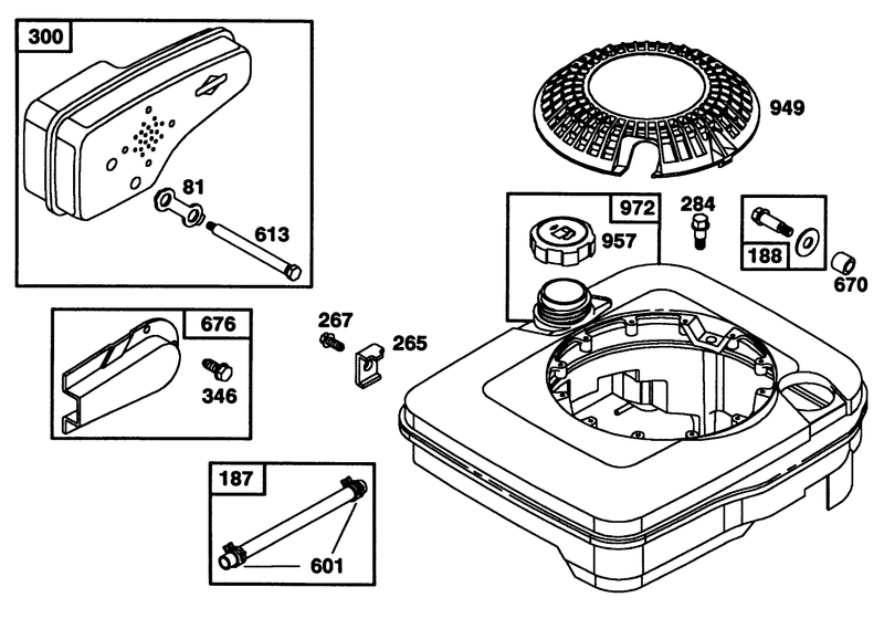 Engine Briggs and Stratton Model 124702 3115 01