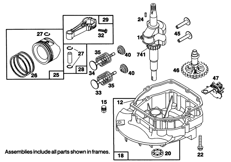 Engine Briggs and Stratton Model 122702 3171 01