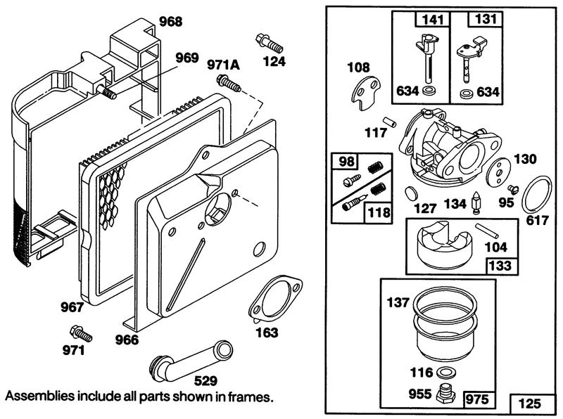 Engine Briggs and Stratton Model 122702 3171 01