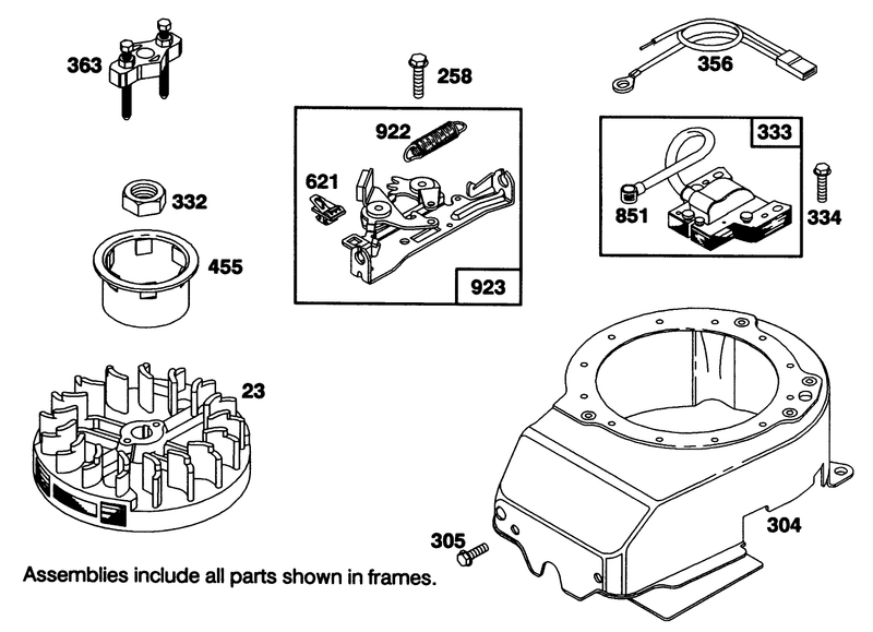 Engine Briggs and Stratton Model 122702 3171 01