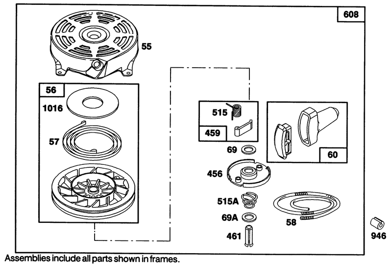 Engine Briggs and Stratton Model 122702 3171 01