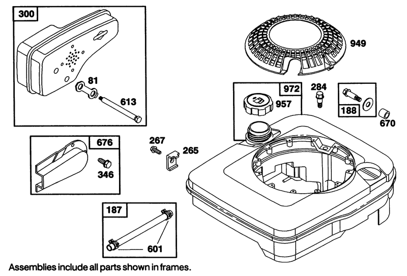 Engine Briggs and Stratton Model 122702 3171 01