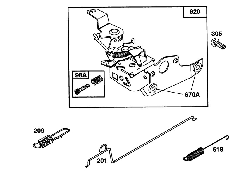 Engine Briggs and Stratton Model 122702 3171 01