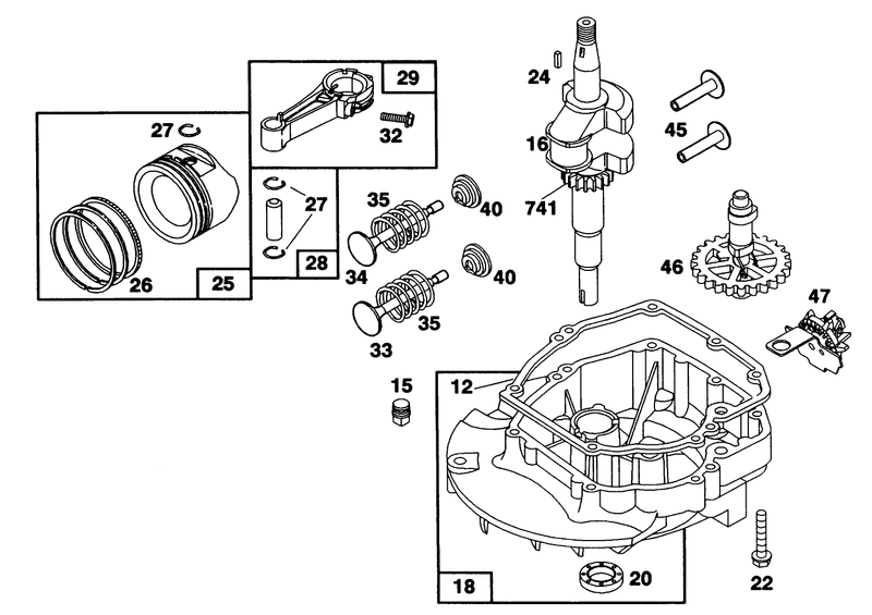 Engine Briggs and Stratton Model 122702 3171 01
