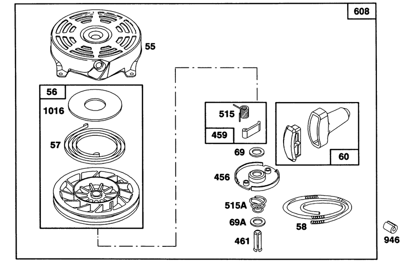 Engine Briggs and Stratton Model 122702 3171 01