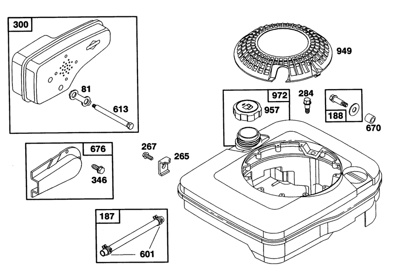 Engine Briggs and Stratton Model 124702 3115 01