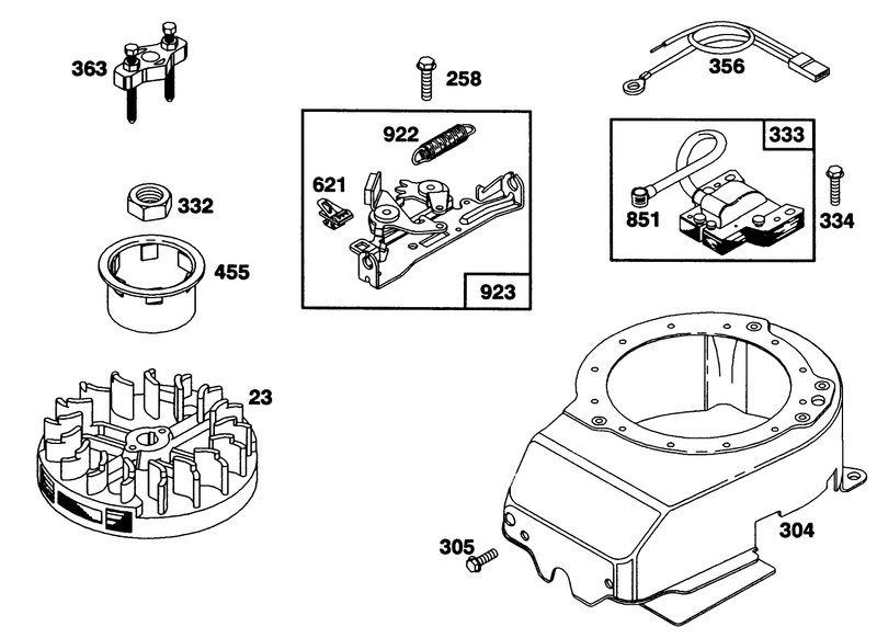 Engine Briggs and Stratton Model 124702 3115 01