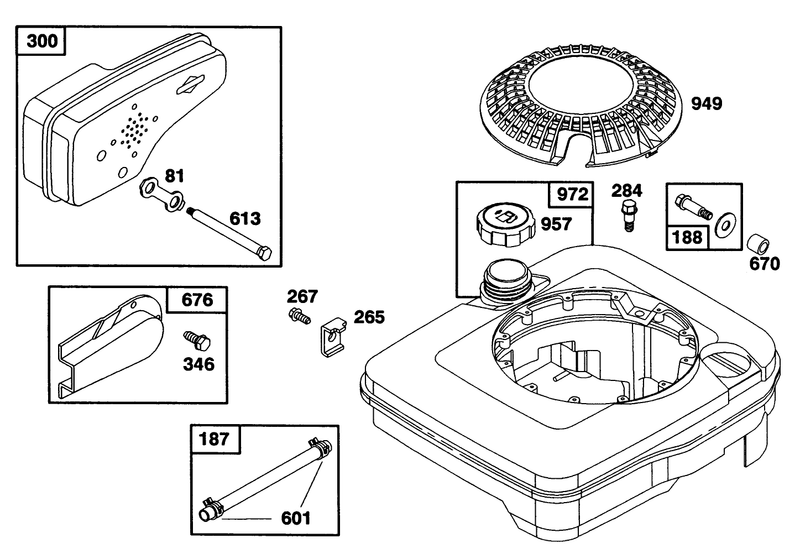 Engine Briggs and Stratton Model 124702 3115 01