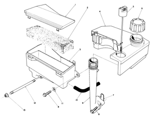 Air Cleaner and Fuel Tank Assembly Model No Vmlo 2