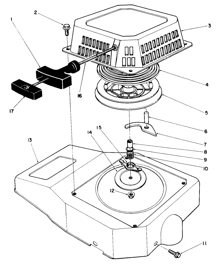 Recoil Assembly model No Vml0 2