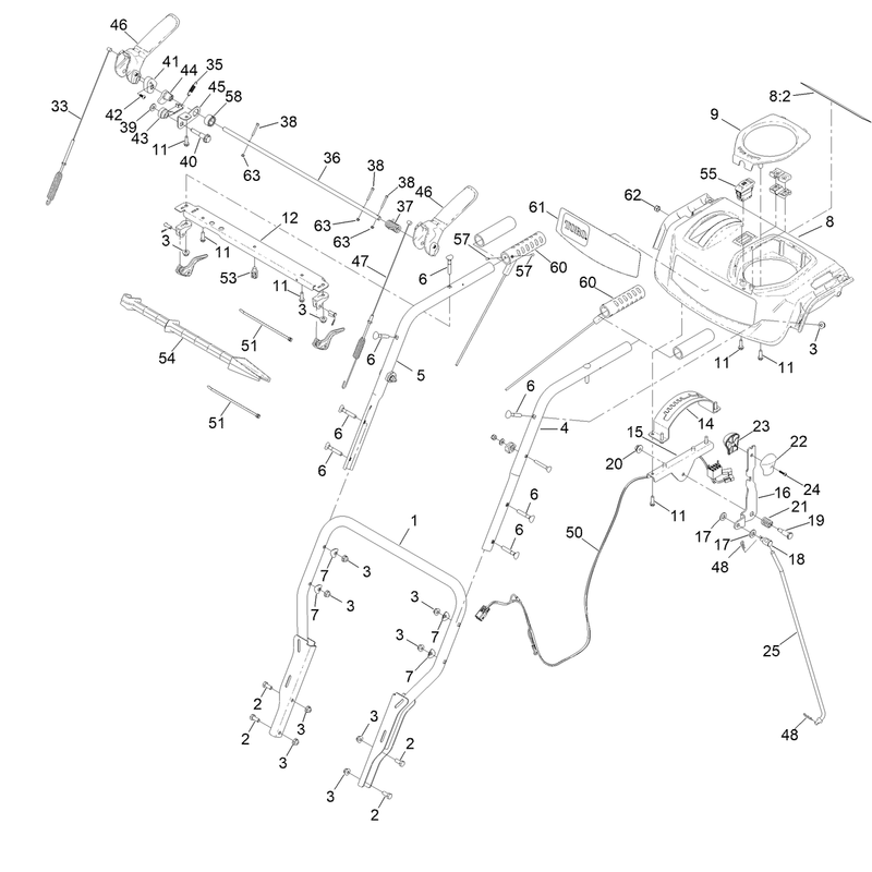 Lower Handle and Panel Assembly