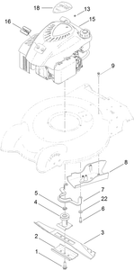 Engine and Blade Assembly