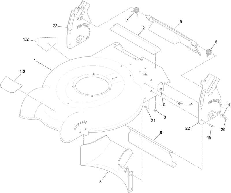 Housing and Rear Door Assembly