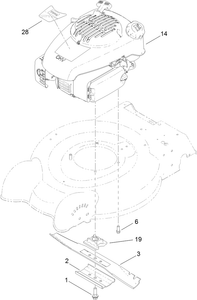 Engine and Blade Assembly